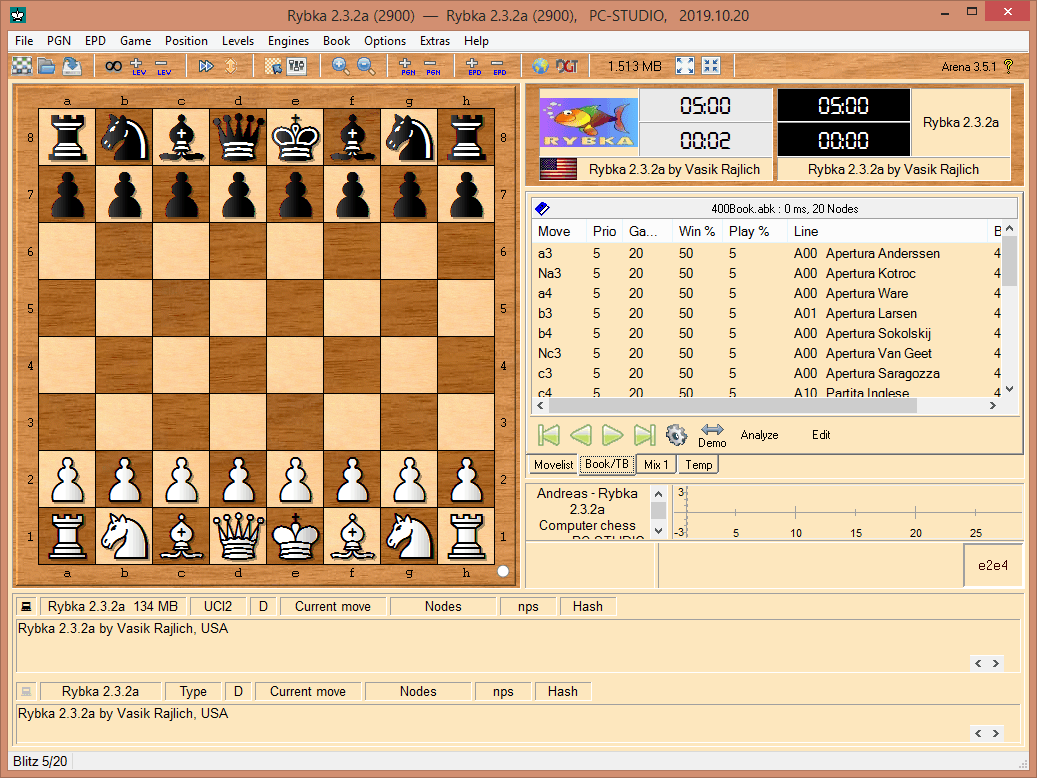 Arena Chess GUI